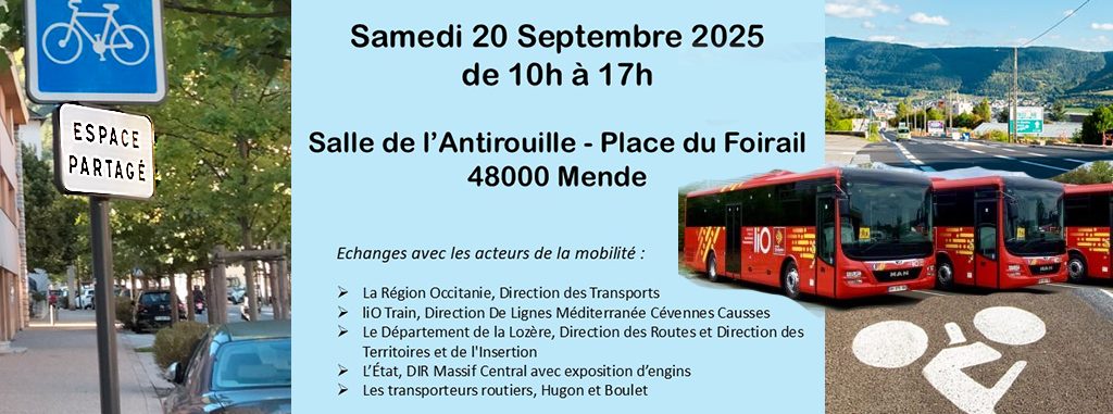 Image d'illustration de la page LA JOURNÉE DE LA MOBILITÉ LOZÉRIENNE