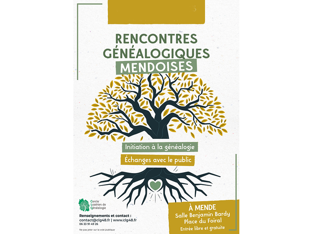 Image d'illustration de RENCONTRES GÉNÉALOGIQUES MENDOISE