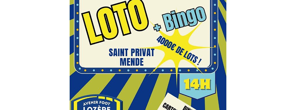 Image d'illustration de la page LOTO + BINGO DE L’AVENIR FOOT LOZERE