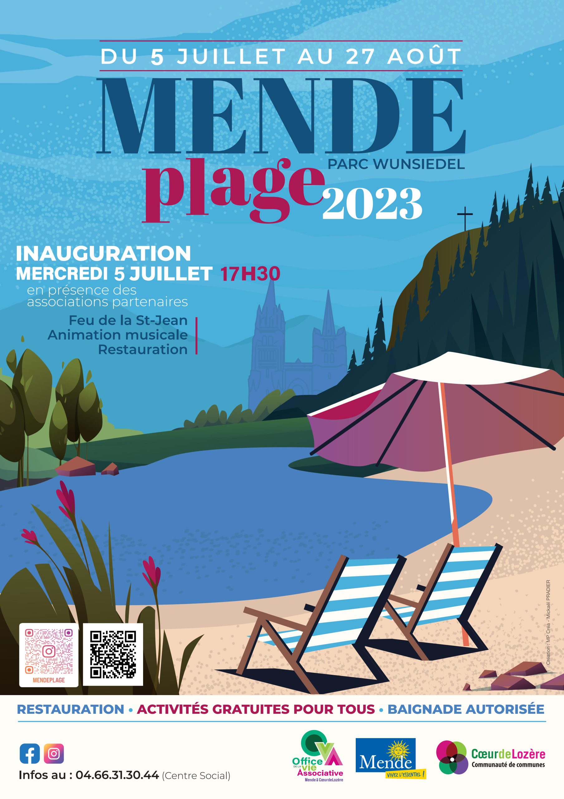 Mende Plage Ville de Mende