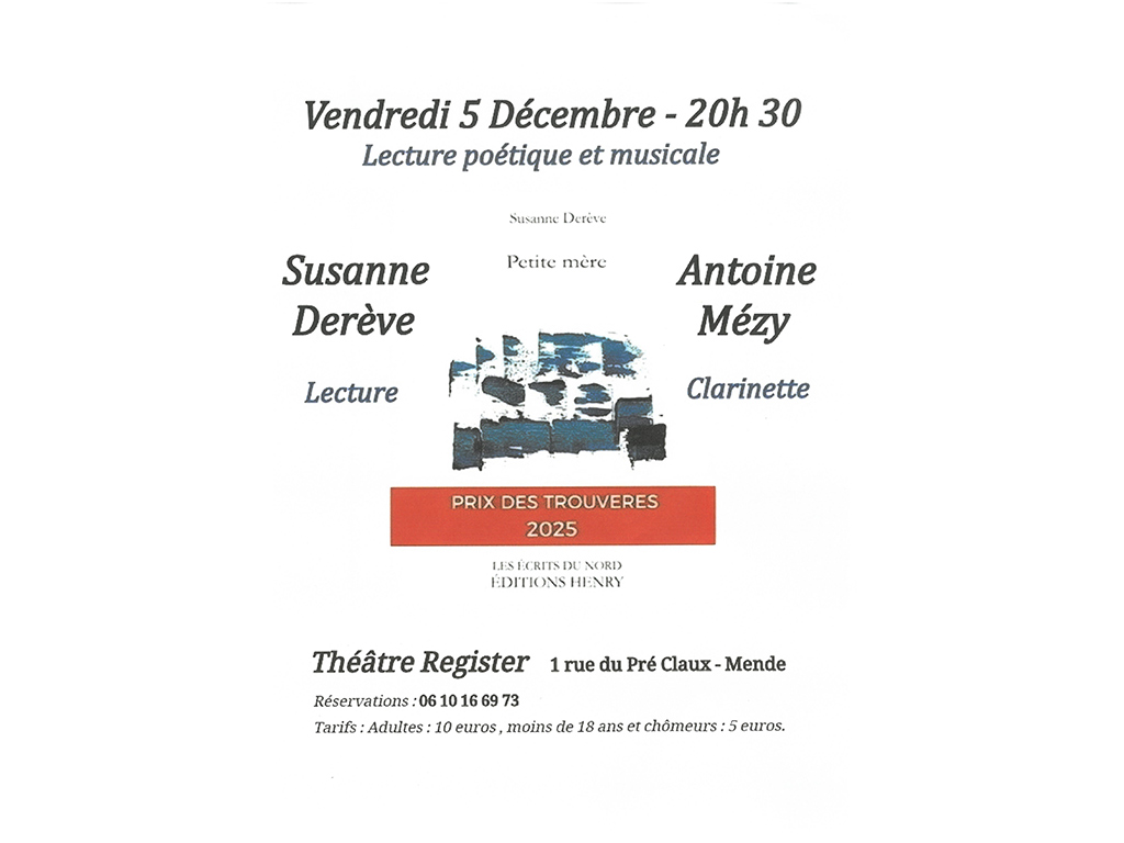 Image d'illustration de LECTURE POETIQUE ET MUSICALE