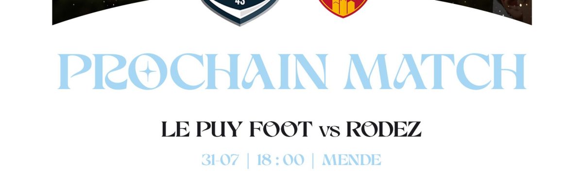 Image d'illustration de la page Match amical Le Puy – Rodez au stade Jean-Jacques Delmas