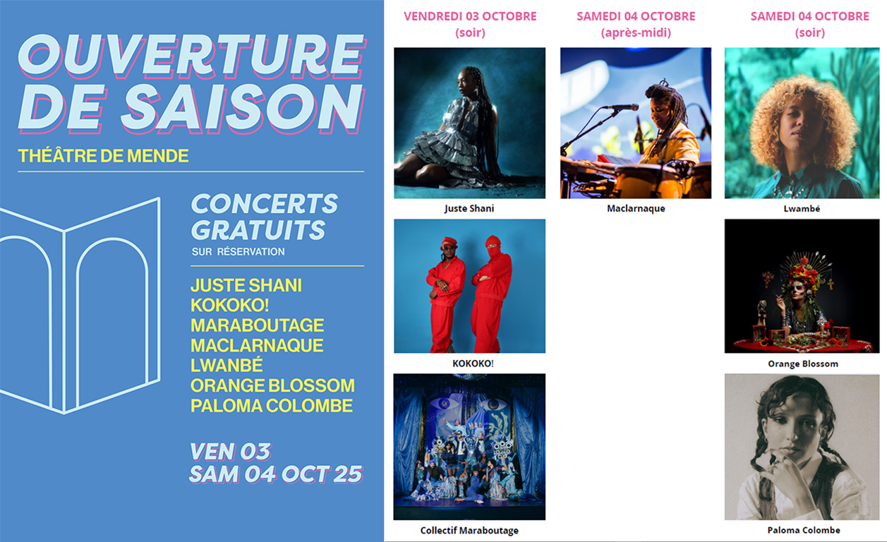 Image d'illustration de OUVERTURE DE LA SAISON CULTURELLE