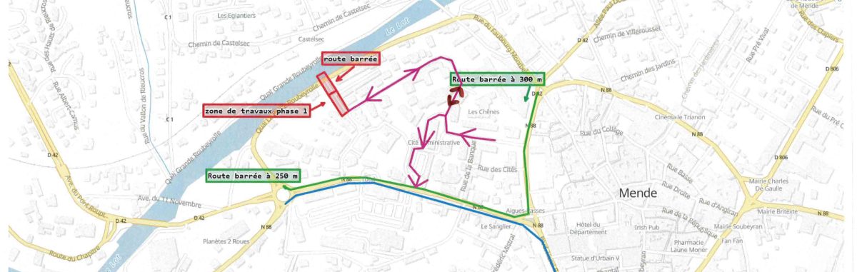 Image d'illustration de la page Travaux de mise en séparatif du réseau d’assainissement dans le quartier de la Roubeyrolle