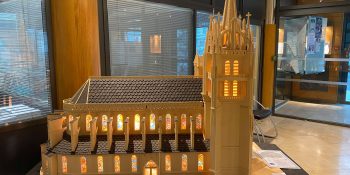 Image d'illustration de Une maquette de la cathédrale Notre-Dame et Saint-Privat exposée à la mairie de Mende