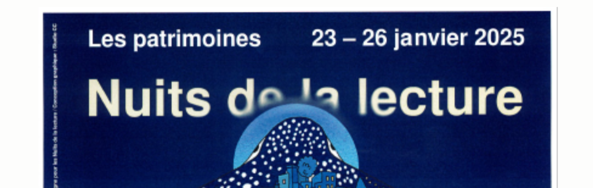 Image d'illustration de la page Nuits de la lecture 2025