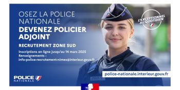 Image d'illustration de Recrutement de policiers adjoints à Mende