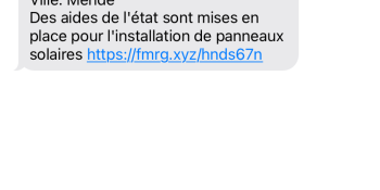Image d'illustration de Alerte SMS frauduleux