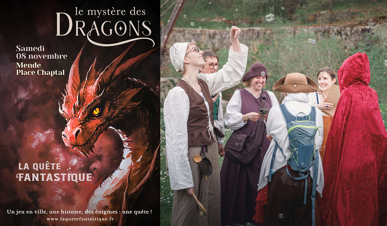Image d'illustration de LA QUÊTE FANTASTIQUE : « LE MYSTÈRE DES DRAGONS »