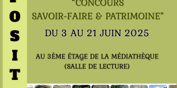 Image d'illustration de EXPOSITION « CONCOURS SAVOIR-FAIRE ET PATRIMOINE »