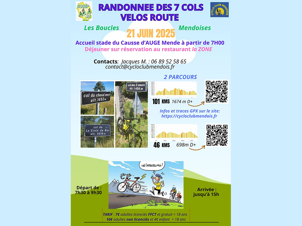 Image d'illustration de RANDONNÉE DES 7 COLS – VÉLO ROUTE