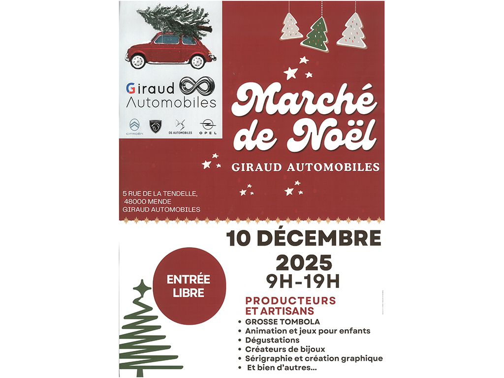 Image d'illustration de MARCHÉ DE NOËL GIRAUD AUTOMOBILE