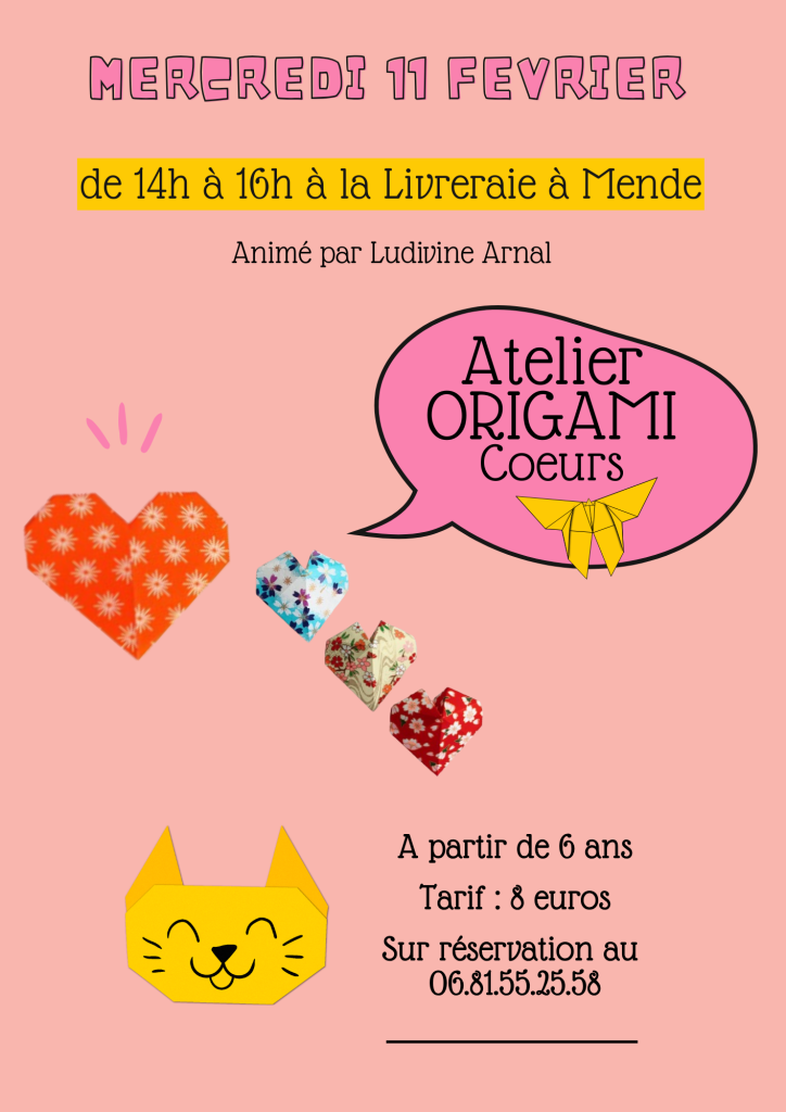 Image d'illustration de ATELIER ORIGAMI : COEURS