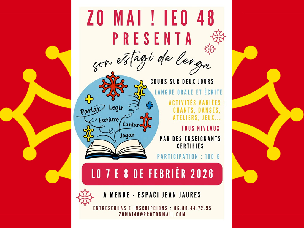 Image d'illustration de STAGE DE LANGUE OCCITANE