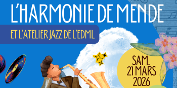 Image d'illustration de Concert de printemps de l’Harmonie de Mende le samedi 21 mars 2026 à 20h30